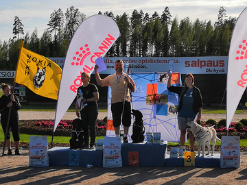 Palveluskoirien SM-kisoissa juhlittiin hienoja tuloksia